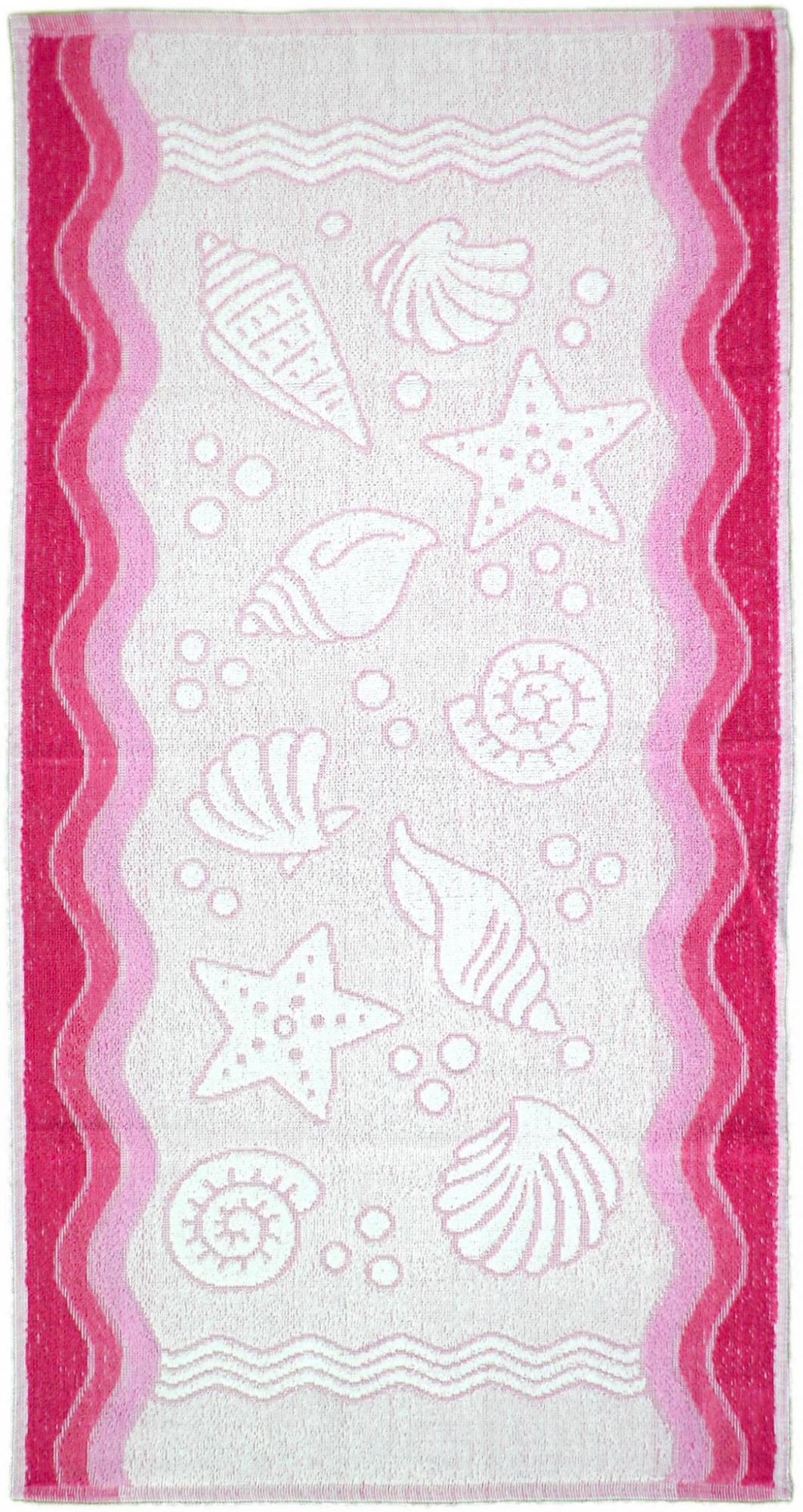 FLORA OCEAN RĘCZNIK 50x100 03 RÓŻOWY 380