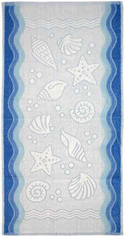 FLORA OCEAN RĘCZNIK 70x140 02 NIEBIESKI 380