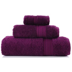 EGYPTIAN COTTON RĘCZNIK 50x90 ŚLIWKOWY 600