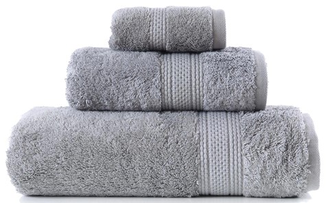 EGYPTIAN COTTON RĘCZNIK 70x140 STALOWY 600