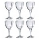 BOHEMIA AREZZO KIELISZEK WINO 270 KPL 6szt