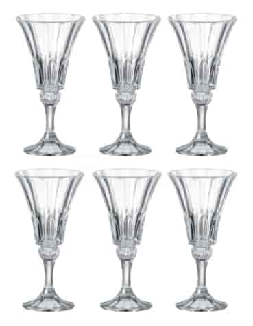 BOHEMIA WELLINGTON KIELISZEK WINO 200 6szt