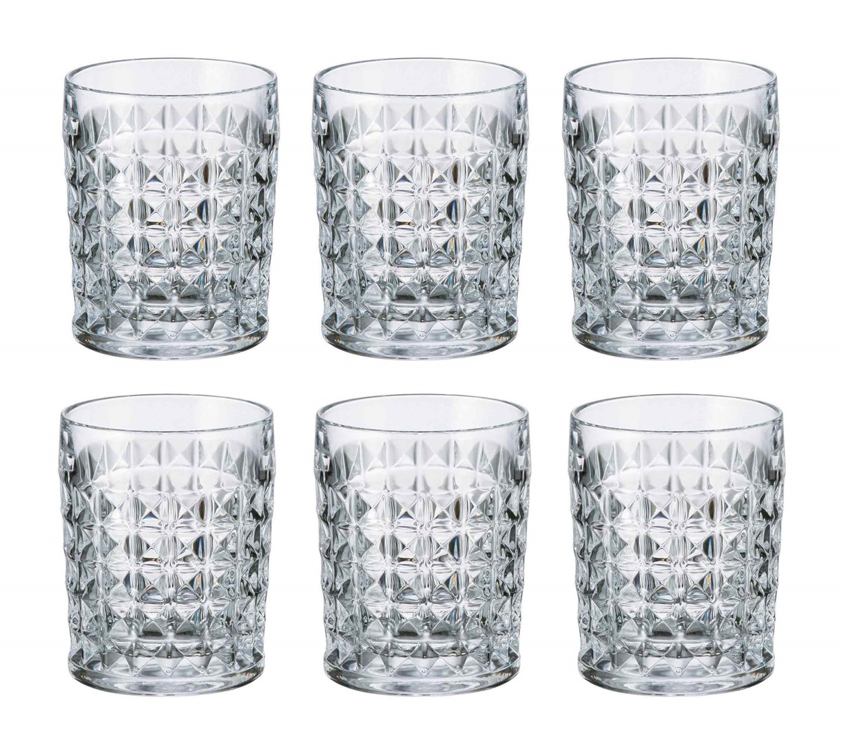 BOHEMIA DIAMOND SZKLANKA WHISKY 230 KPL 6szt