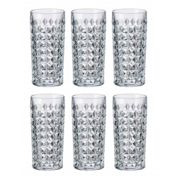 BOHEMIA DIAMOND SZKLANKA WYSOKA LONG 260 6szt