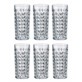 BOHEMIA DIAMOND SZKLANKA WYSOKA LONG 260 6szt