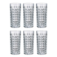 BOHEMIA DIAMOND SZKLANKA WYSOKA LONG 260 6szt