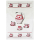ŚCIERECZKA KUCHENNA PKO 45x60cm FILIŻANKI CZERWONE