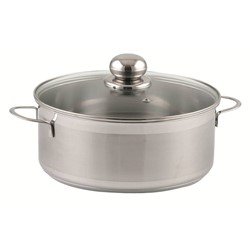 CITY GARNEK NISKI SZKL POKRYWA 24cm 5,2l 410424