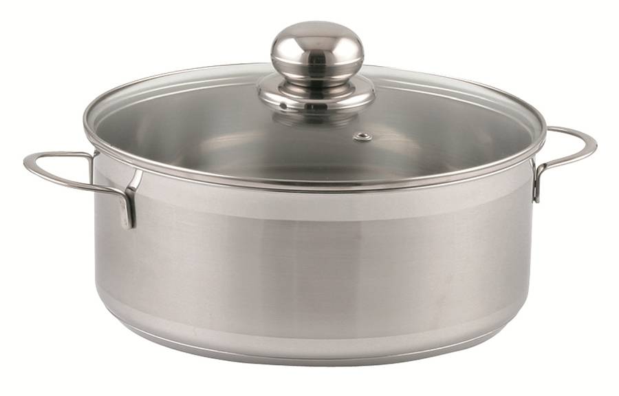 CITY GARNEK NISKI SZKL POKRYWA 24cm 5,2l 410424