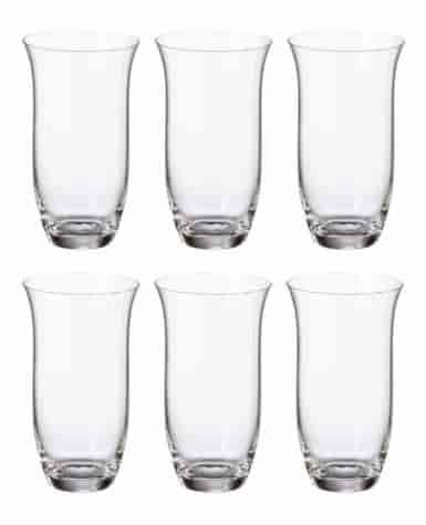 BOHEMIA BRANTA KLEOPATRA SZKLANKA WYSOKA 400 6szt