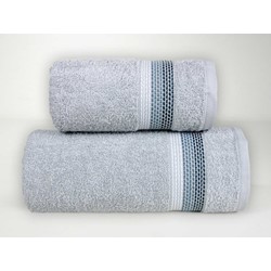 OMBRE FROTEX RĘCZNIK 70x140 POPIELATY JASNY 450