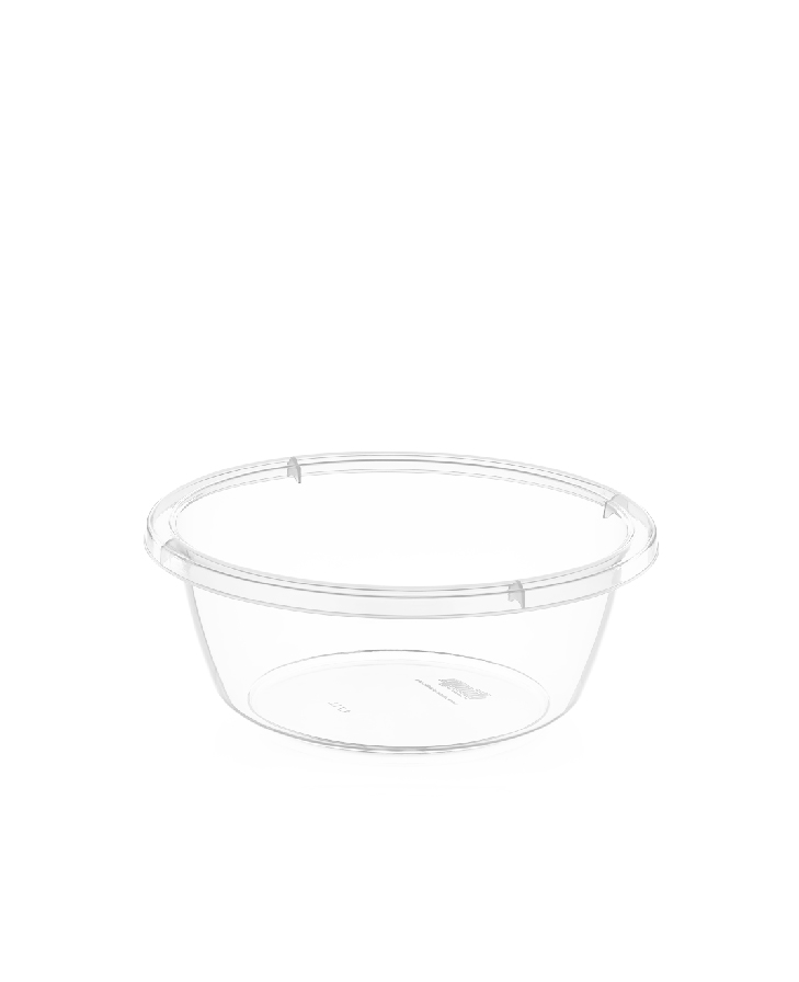 DUNYA MISKA OKRĄGŁA TRANSPARENT  1,0l 10331