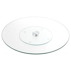 TACA OKRĄGŁA SZKLANA OBROTOWA 30cm 22170700