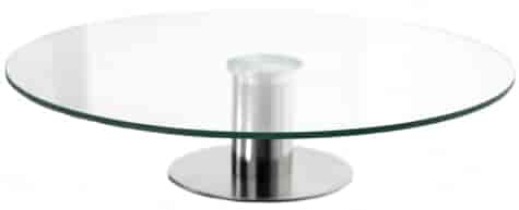 TACA  OKRĄGŁA SZKLANA OBROTOWA N/N 30cm 22170687