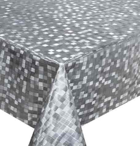 METALICO CERATA OBRUS TKANINA 140 SX-6190C SREBRO