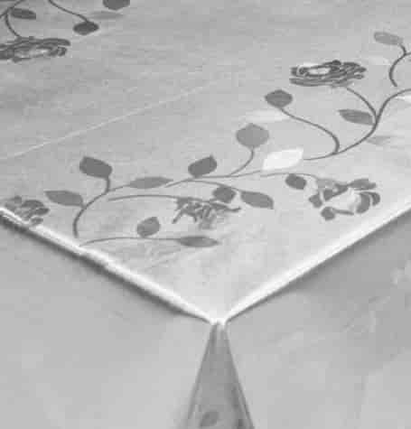 METALICO CERATA OBRUS TKANINA 140 SX-6149C SREBRO