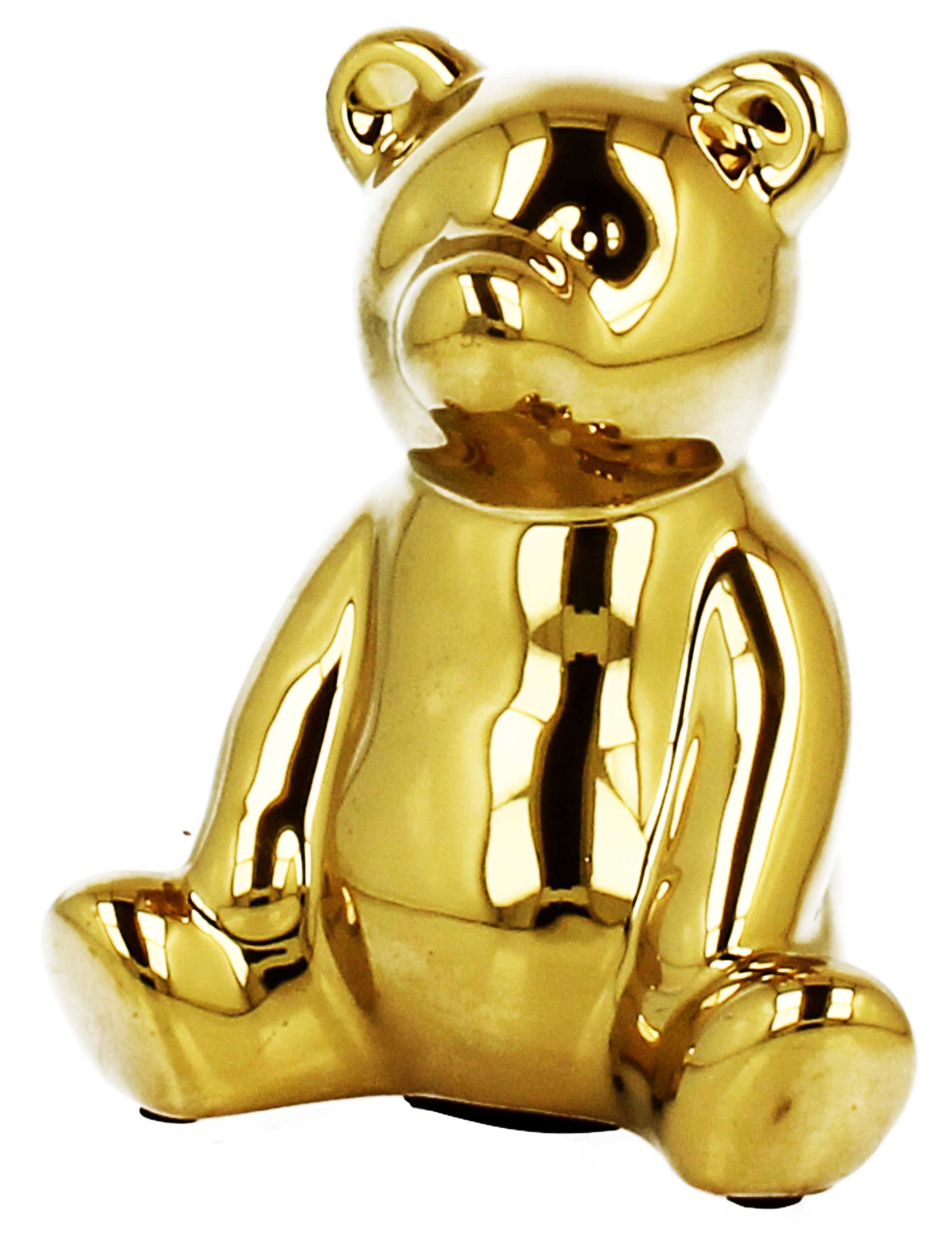 MIŚ ZŁOTY SKARBONKA 11cm