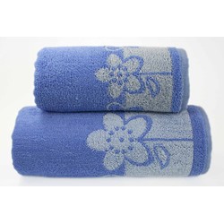 PALOMA 2 RĘCZNIK 50x100 NIEBIESKI 450
