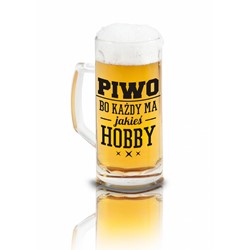 KUFEL BERNA Z NAPISEM 500ml PIWO, BO KAŻDY MA...