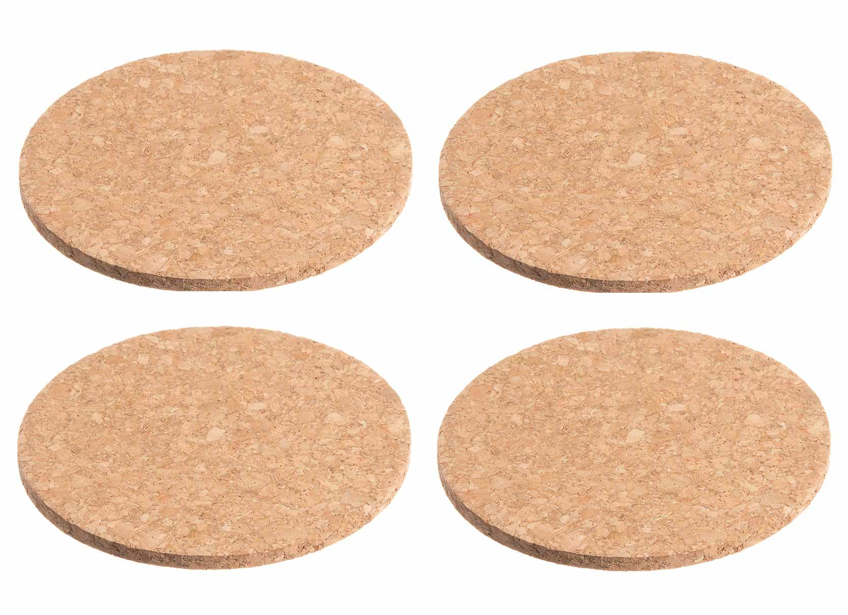 CORK PODKŁADKA KORKOWA KOŁO KPL 4szt 10cm 24500212