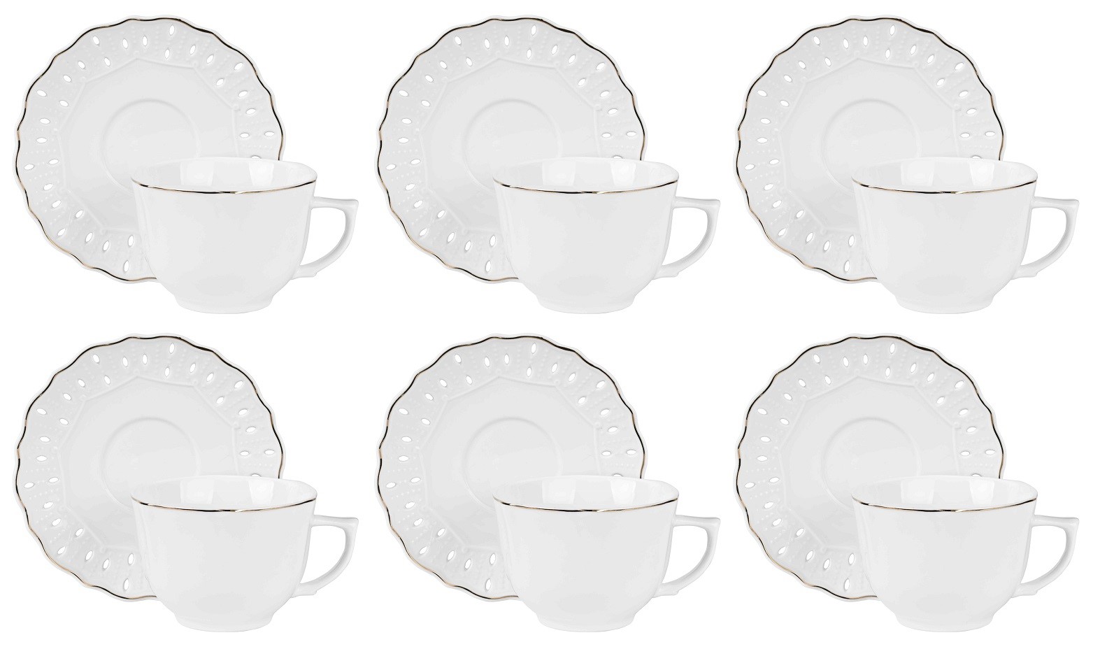 KARIN KOMPLET FILIŻANEK 6+6 220ml