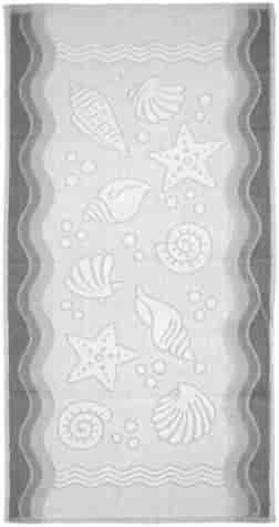 FLORA OCEAN RĘCZNIK 40x60 06 POPIELATY 380