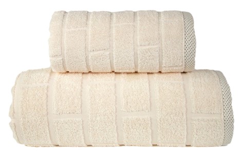 BRICK RĘCZNIK 70x140 KREMOWY 500
