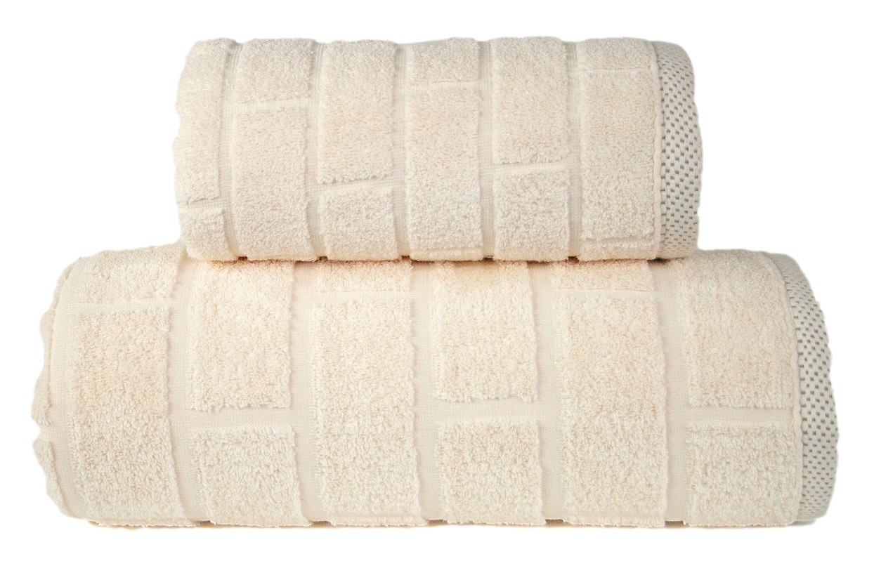 BRICK RĘCZNIK 70x140 KREMOWY 500