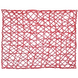 MATA STOŁOWA LIŚĆ PALMOWY 30x40cm BORDO