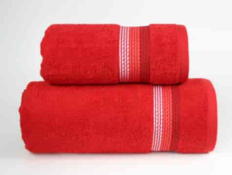OMBRE FROTEX RĘCZNIK 50x90 CZERWONY 450