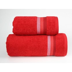OMBRE FROTEX RĘCZNIK 70x140 CZERWONY 450