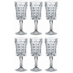 BOHEMIA DIAMOND KIELISZEK WINO 200 KPL 6szt