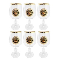 BOHEMIA MEDUZA KIELISZEK WINO 230 KPL 6szt