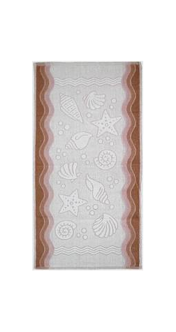 FLORA OCEAN RĘCZNIK 70x140 08 BRĄZOWY 380