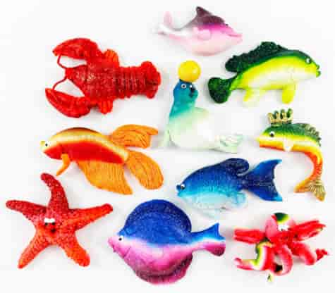 MAGNESY NA LODÓWKĘ Z MODELINY 07 10szt OCEAN