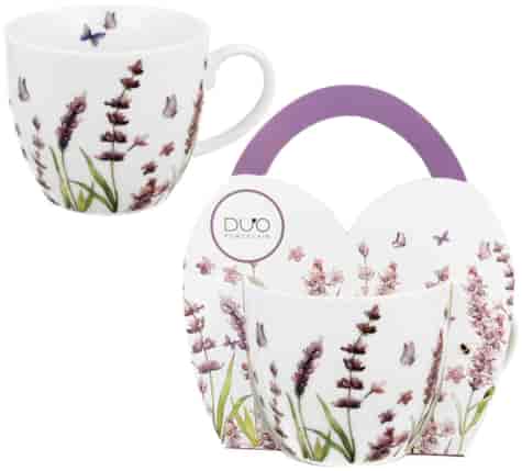 CLASSIC LAVENDER KUBEK 460ml + OPAKOWANIE Z RĄCZKĄ