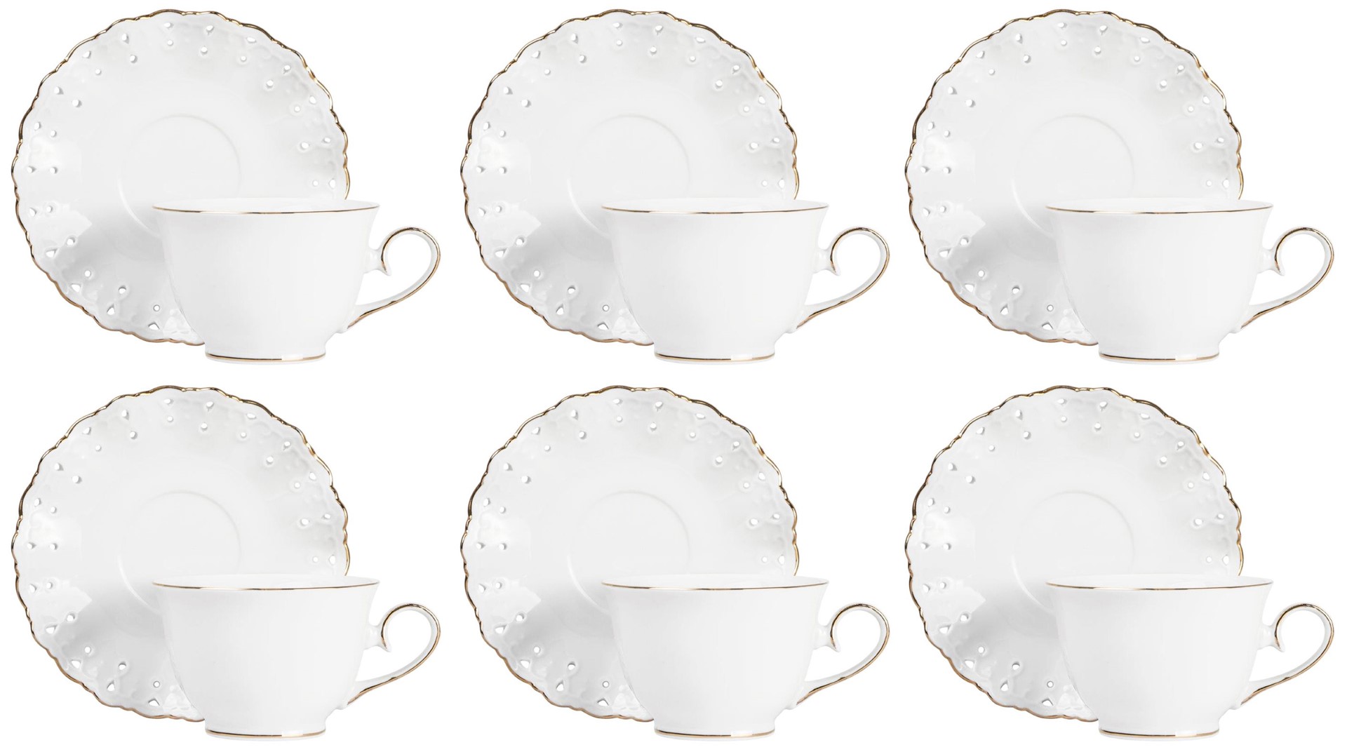 DIVA KOMPLET FILIŻANEK 6+6 250ml