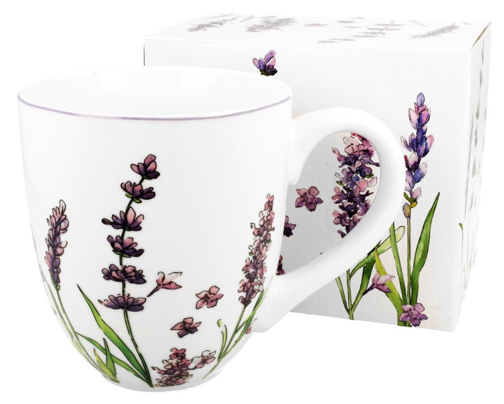 CLASSIC LAVENDER KUBEK KUBAS W PUDEŁKU 1000ml