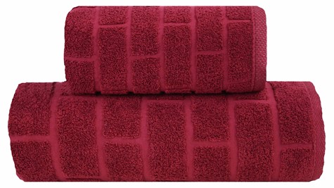 BRICK RĘCZNIK 70x140 RED WINE 500