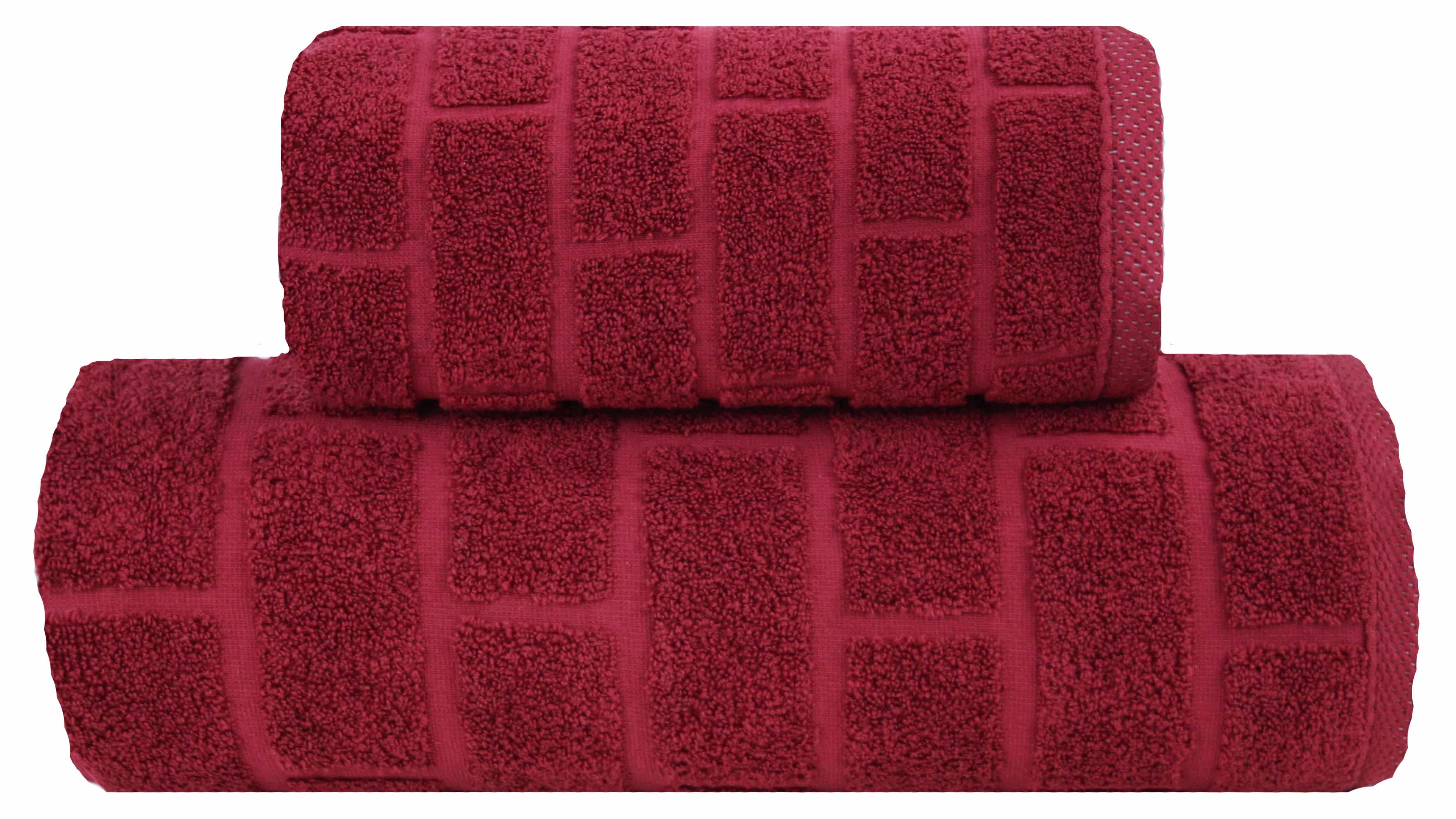 BRICK RĘCZNIK 70x140 RED WINE 500