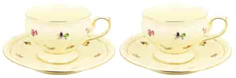 ENGLAND CREAM KOMPLET FILIŻANEK 2+2 220ml