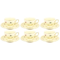ENGLAND KOMPLET FILIŻANEK 6+6 220ml