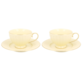 NINA CREAM KOMPLET FILIŻANEK 2+2 220ml