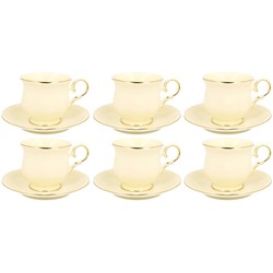 CLARK KOMPLET FILIŻANEK 6+6 260ml