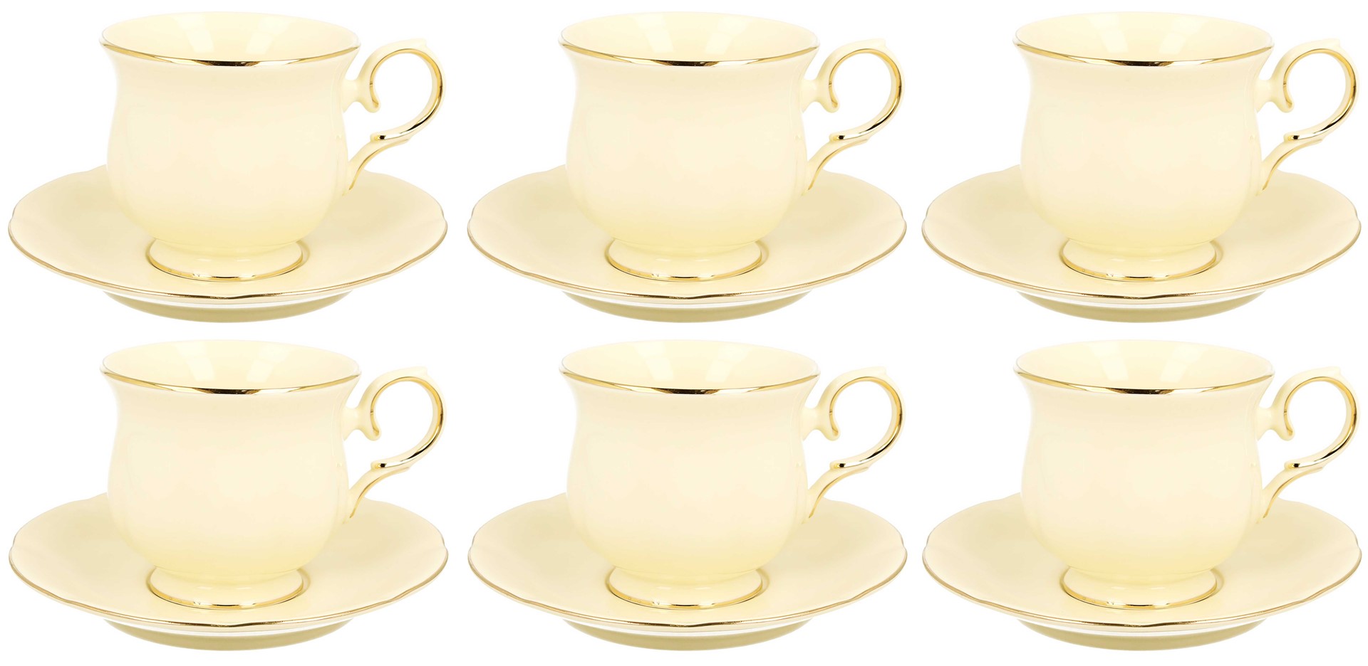 CLARK KOMPLET FILIŻANEK 6+6 260ml