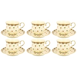 CASABLANCA KOMPLET FILIŻANEK 6+6 260ml