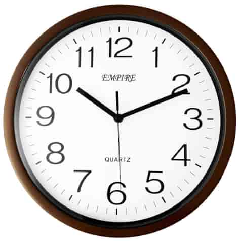 ZEGAR ŚCIENNY ZP24B BRĄZOWY 30,5x30,5x4cm