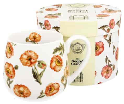 WILD POPPIES KUBEK BARYŁKA W PUDEŁKU 430ml