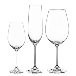 BOHEMIA VIOLA KIELISZEK SET 18EL