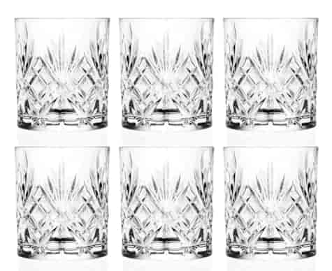RCR MELODIA SZKLANKA WHISKY 340 6szt